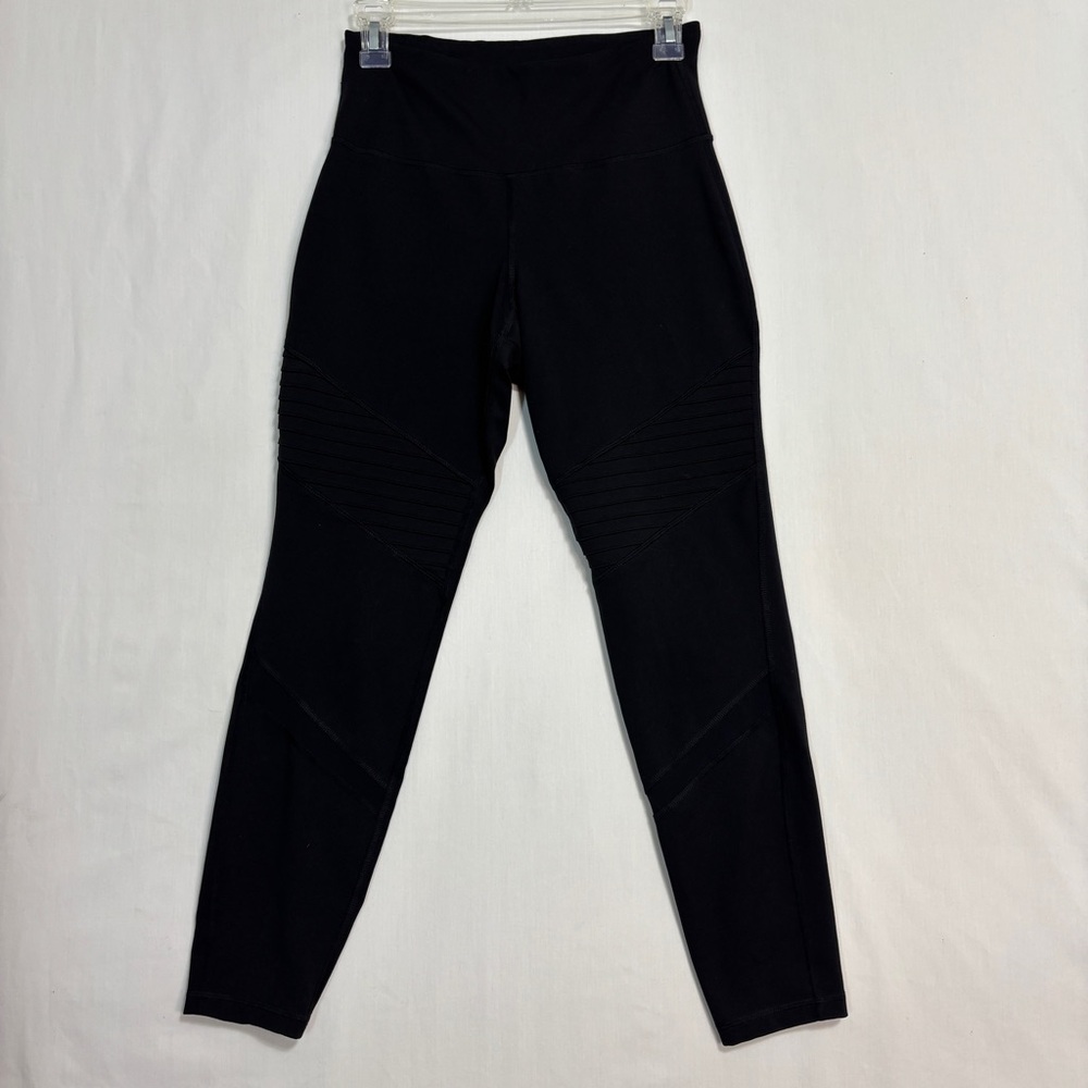 Old Navy Active Go Dry Ankle Leggings Womens M Black Athletic Gym Athleisure‎